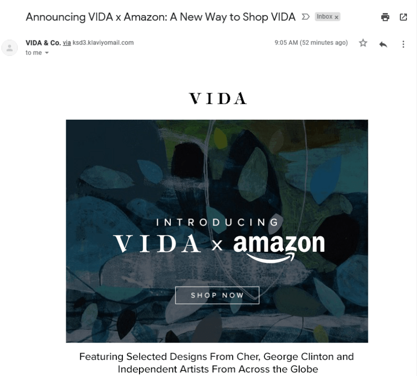 VIDA Email 1